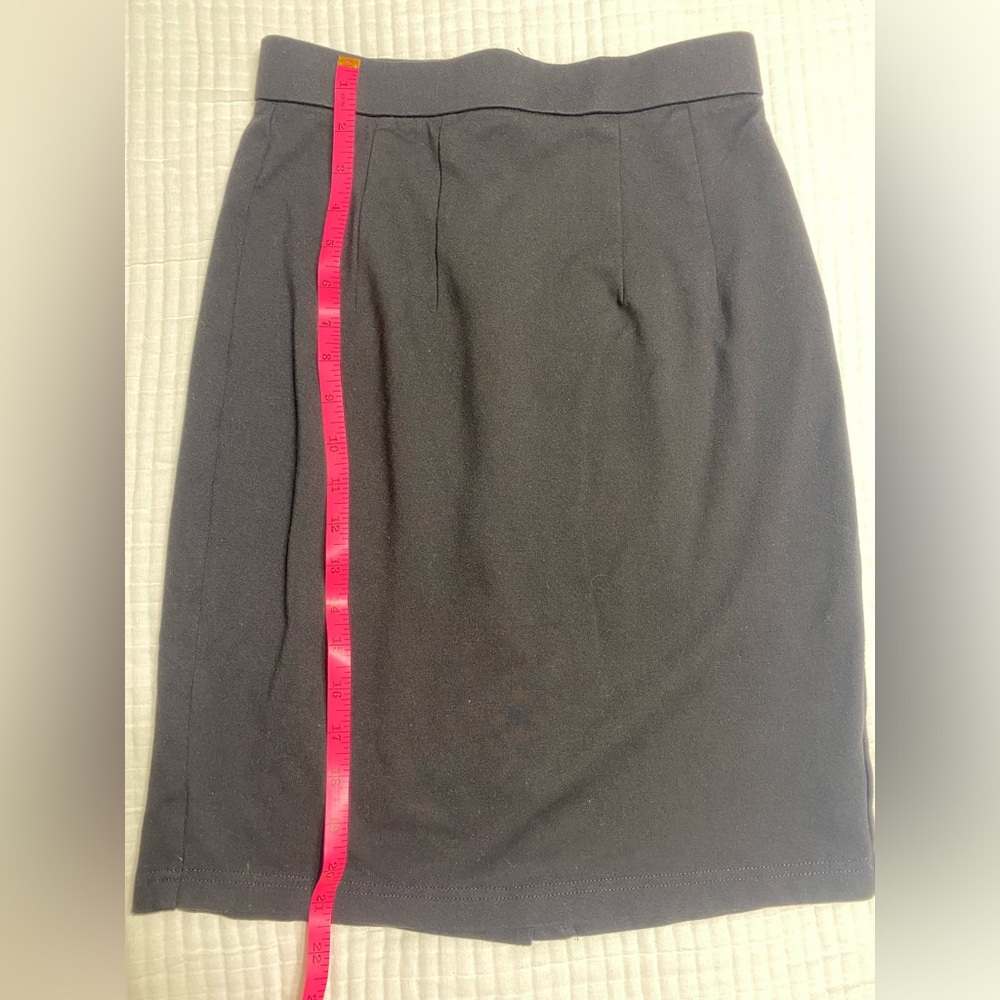 Black pencil skirt